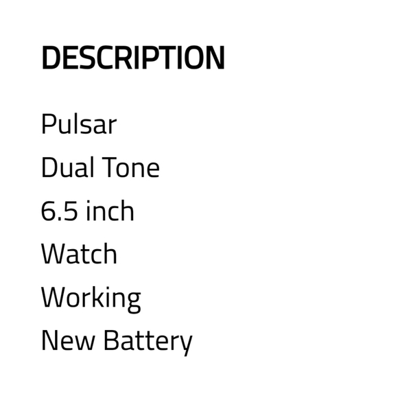 PULSAR WATCH WITH DATE. EXCELLENT CONDITION. New battery installed. Vtg - Picture 9 of 10